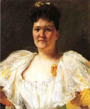 William Merritt Chase : Portrait of a Woman